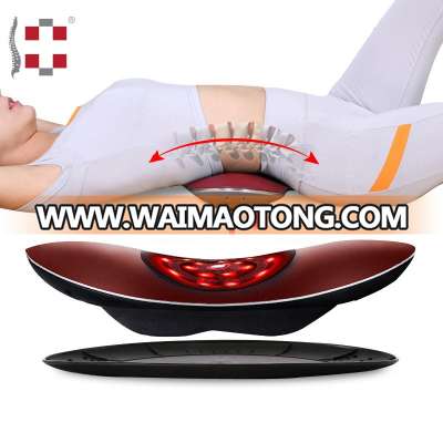 Hot selling medical apparatus far infrared heated shiatsu lumbar ball back massager